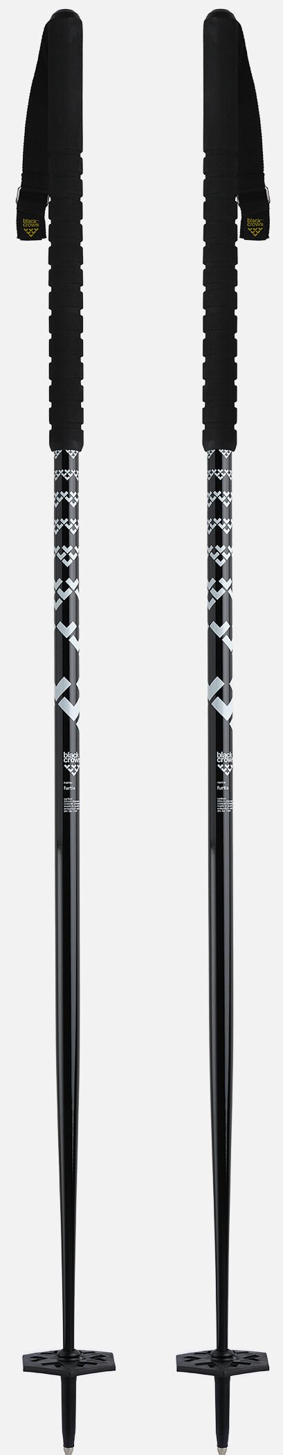 black crows ski poles