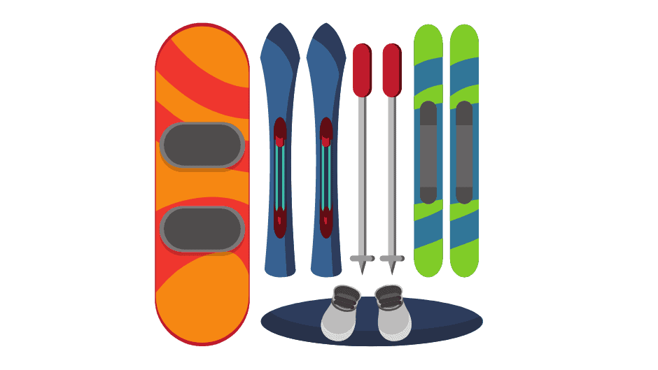 different type of skis