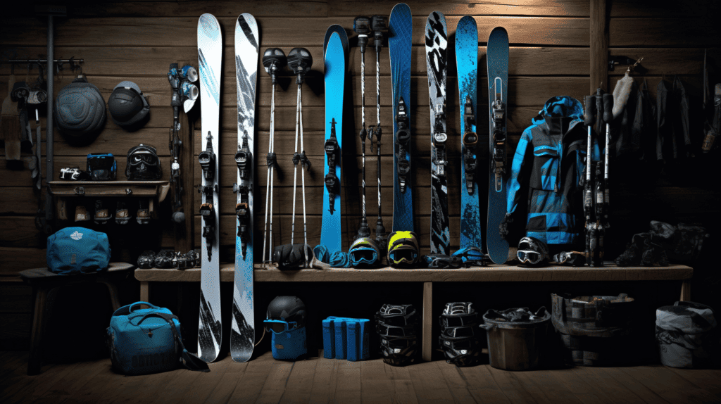 ski bindings and accessories